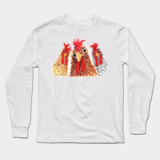 Chicken Friendship Long Sleeve T-Shirt